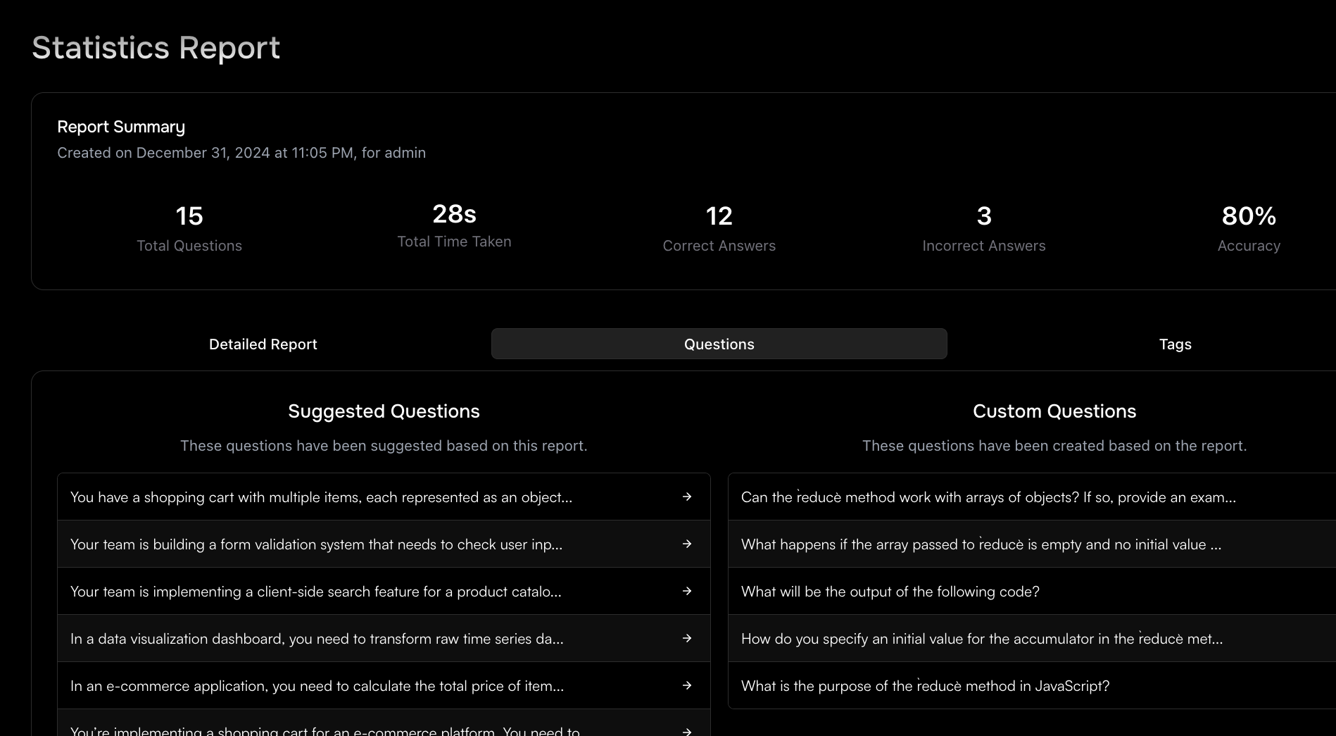 Comprehensive Performance Analysis