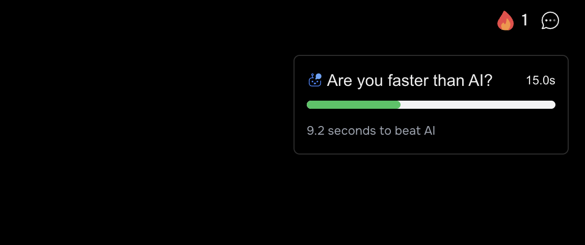 Faster than AI game mode