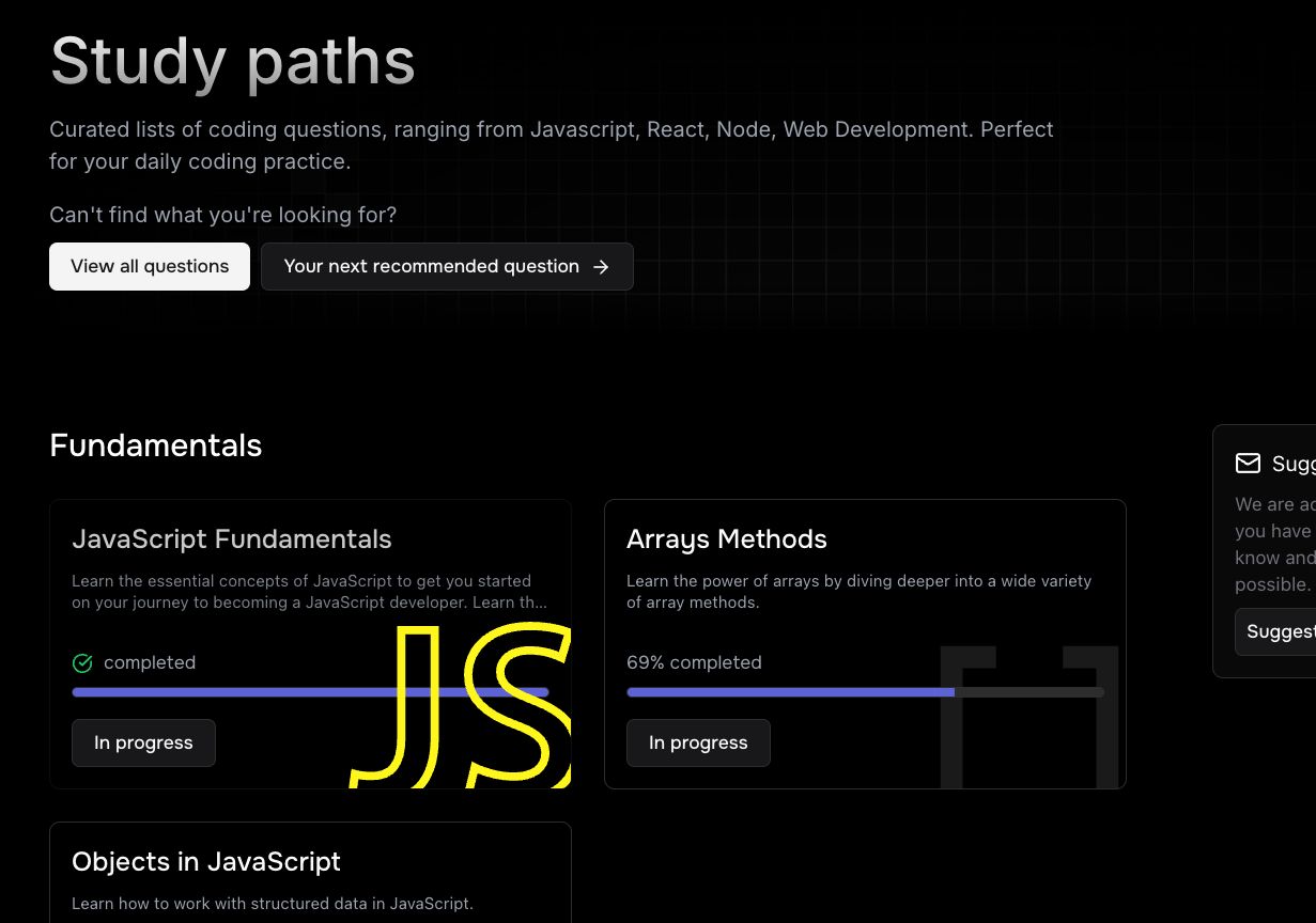 Study paths redesign